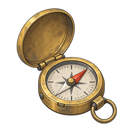 a compass